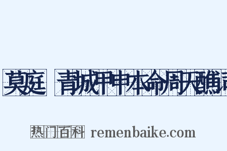 莫庭乂青城甲申本命周天醮词是什么意思的图片